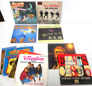 Lot 239 - Group Vintage vinyl 45rpm 7inch Records, incl Beatles EP, Rolling Ston