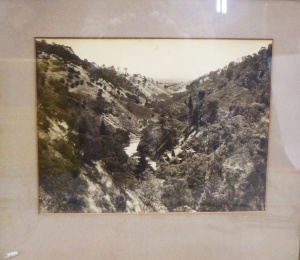 Lot 10 - Photographer Unknown - Framed c1920 - 30s Photograph - Looking down the