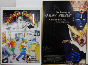 Lot 54 - 2 x Framed Posters inc c1989 Bad Bax - Department of Labour Poster - Oc