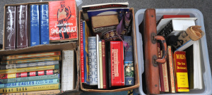 Lot 56 - 4 x Boxes Mixed Books & Ephemera - incl Australian Military, Royalt