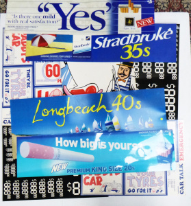 Lot 79 - Mixed Group Lot Advertising POS Signs - incl Cigarettes (Horizon, Strad