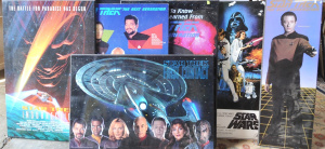 Lot 103 - 6 x Sci Fi Posters incl Star Trek, Star Wars, Star Trek Next Generatio