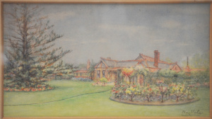 Lot 177 - May Vale (1862 - 1945) Gilt Framed Watercolour - Charterisville, Heide