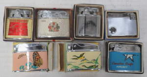 Lot 198 - Small Lot of Vintage Cigarette Lights in Original Boxes incl Canadian