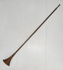 Lot 220 - Vintage Copper & Brass Hunting horn 118cm L