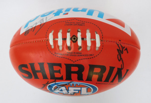 Lot 249 - Signed Sherrin AFL Collingwood Football - Daicos, Crisp, Degoey, Murph