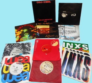 Lot 256 - Group Australian 7inch 45rpm singles, incl AC-DC, INXS, Cold Chisel,