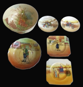 Lot 270 - Group Lot of Vintage Royal Doulton Series ware items inc, Autumn Glory