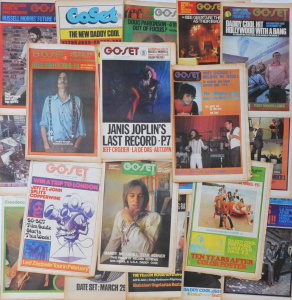 Lot 306 - Lot of Vintage 1970s GO-SET Music Industry Newspapers