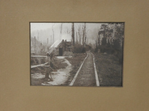 Lot 344 - Photographer unknown - Vintage c1900 -1920s Mounted Photograph - Tram