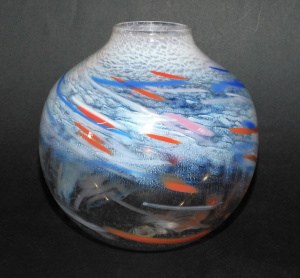 Lot 358 - Rob Knottenbelt - Britannia Creek Glass Australian Art Glass signed Va