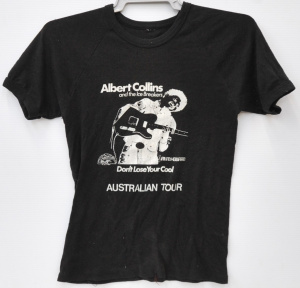 Lot 14 - Vintage Original Small Sized Gig T-Shirt - Albert Collins & The Ice