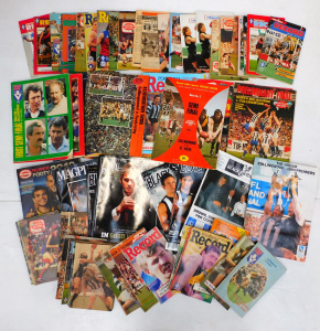 Lot 31 - Box lot of VFLAFL Ephemera inc 197080s Collingwood Home & Way Footb