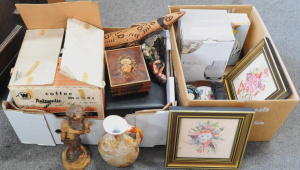 Lot 35 - 2 x Boxes of Vintage Assorted Goods incl Westinghouse Boxed Coffee Make
