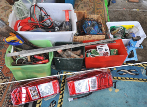 Lot 39 - Large Lot of Assorted Hand Tools, Hardware & Other Items incl Assor
