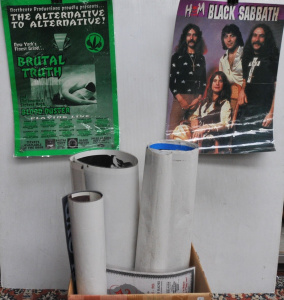 Lot 66 - Group lot - Vintage Heavy Metal & Rock Band Posters, Gig Posters, e