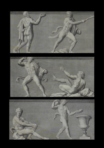 Lot 107 - After James Basire (1730-1802) part set of 3 x Engravings from the Ant