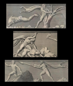 Lot 108 - After James Basire (1730-1802) part set of 3 x Engravings from the Ant