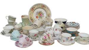 Lot 112 - Group lot of English China inc Royal Albert, Doulton, Susie Cooper Cup