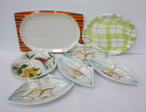 Lot 116 - Group lot of Retro China & Bessemer incl, Italian China dish with