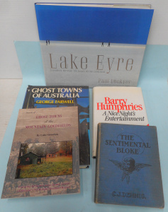 Lot 131 - Group of Australian books, incl Sentimental Bloke 1916, Ghost Towns of