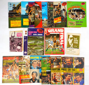 Lot 132 - Group lot of VFL 1960 70s Football Final Records inc 1972 & 1975