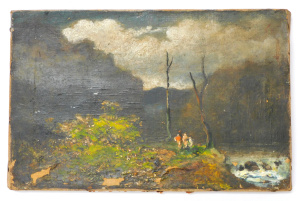 Lot 143 - Attributed to Robert Russell (1808 - 1900) Stretched oil Painting on C