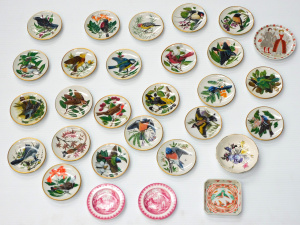 Lot 211 - Group of China Pin Dishes inc Spode, Oriental, Japanese Bird Series -