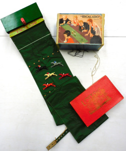 Lot 247 - 2 x Vintage Games inc 1930s Chad Valley Table Top Escalado - horse rac