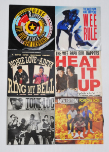 Lot 261 - 5 x Vintage 45rpm Hip Hop & Rap Singles incl Sugarhill Gang Remix,