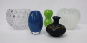 Lot 265 - Group lot - Vintage & Modern Art Glass Miniature Vases & Candl