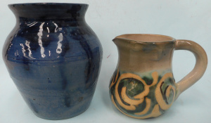 Lot 338 - 2 x Pieces Australian Pottery by Marg & Cameron Thompson (students