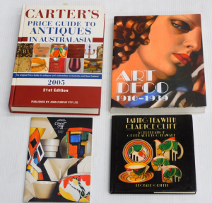 Group lot of Reference Books inc Art Deco 1910-1939, Taking Tea with Clsrice Cli