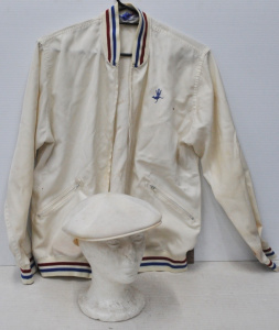 Lot 13 - 2 x Vintage White Mens Clothing incl White Kangol Hat & Simpson Of
