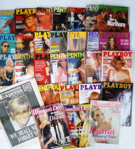 Lot 21 - Box lot - Vintage Playboy & Penthouse Magazines