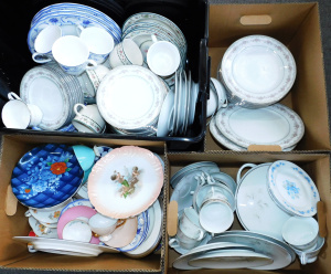 Lot 33 - 4 x Boxes China Dinnerware inc Part Dinner sets - Noritake, Westministe
