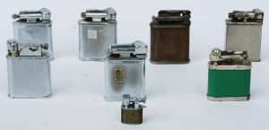Lot 39 - Group lot of Vintage Lift Arm Cigarette Lighters inc Polo England, Ever