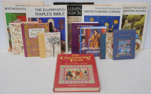 Lot 70 - Box of Books Religious & other Illuminations incl Medieval Hunting