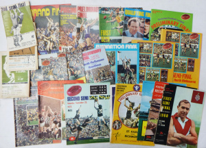 Lot 115 - Approx 27 x Australian Football Finals Records -1966 - 1977 inc, Preli
