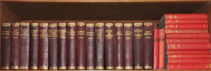 Lot 120 - 2 x Book sets inc 16 Volume set 1930s HC Charles Dickens leatherbound