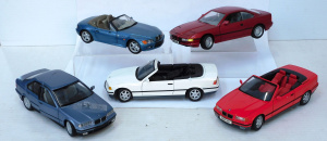 Lot 157 - 5 x Diecast 118 Scale model BMW Cars incl BMW Z3 made by UT Models &am