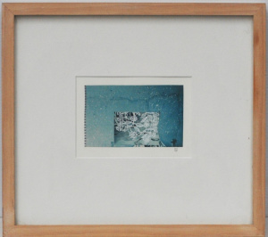 Lot 171 - Nicola Hensel (Active c2000s) Framed Collage & Ink - Africa - Sign