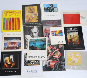 Lot 184 - Lot of Modern Australian Art Catalogues w Artists incl Atyeo, Albert T