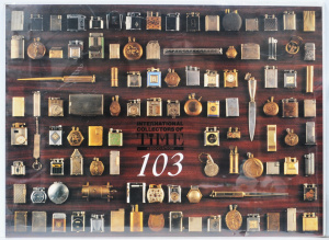 Lot 185 - Large unframed Poster of Cigarette Lighters - International Collectors