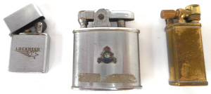Lot 191 - 3 x Aviation-related Cigarette Lighters, incl Lockheed Minix, Spirit