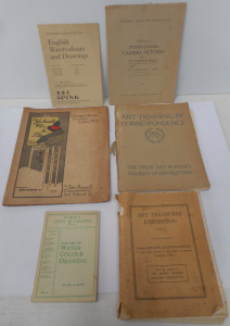 Lot 206 - Group Vintage Art-related books & ephemera incl The John Hassall