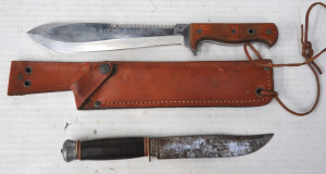 Lot 269 - 2 x Vintage Knives incl Aitor Model 21 Survival Knife made in Spain w