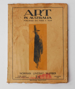 Lot 328 - Vintage Art in Australia magazine - Norman Lindsay edition featuring h