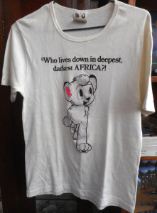 Lot 16 - Vintage T-Shirt featuring Kimba the White Lion, Made in Australia