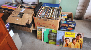 Lot 88 - 4 x Boxes LP Vinyl Records & Cassette Tapes incl Sets, Soundtracks,